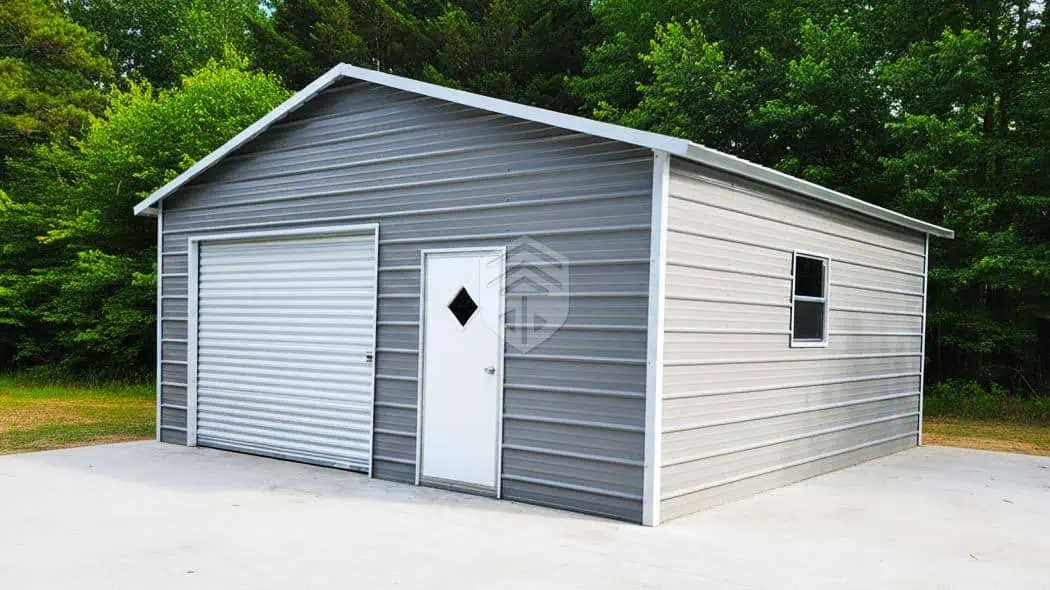 Simplicity 20x25x9 Metal Garage