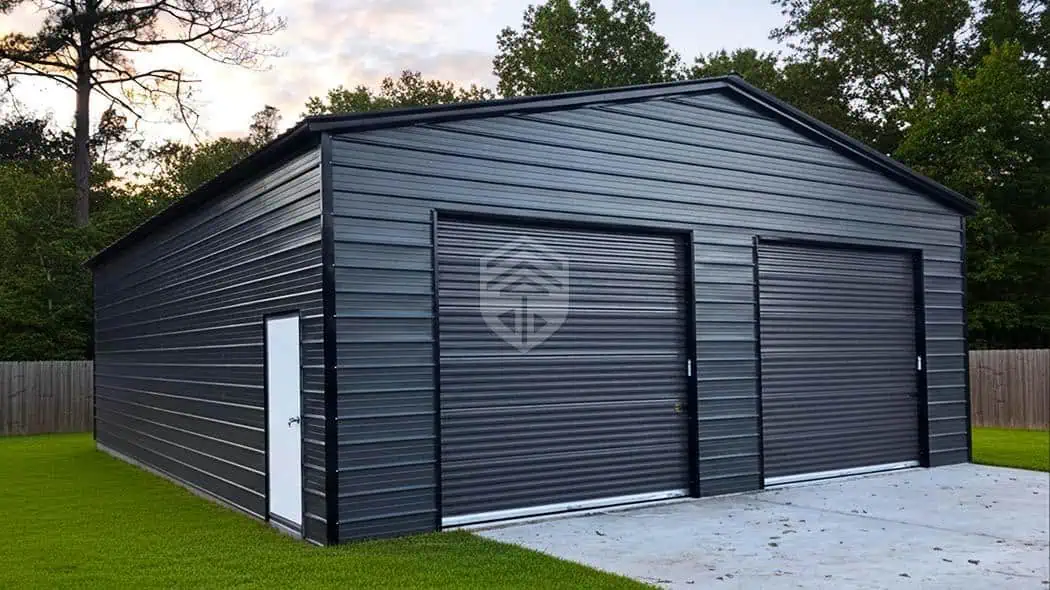 The Dark Horse 24x30x10 Steel Garage
