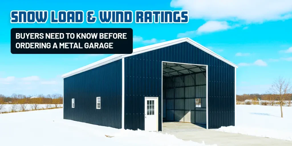 Snow Load & Wind Ratings What Buyers Need to Know Before Ordering a Metal Garage